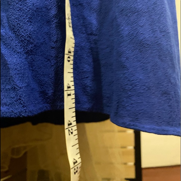 Madewell Blue Crepe Flutter Overlay Maxi Dress - Picture 13 of 13